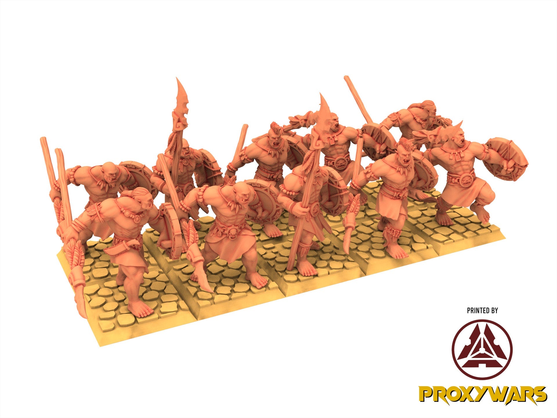 Orc & Goblin - Salanaar Orc Warriors V2, utilisables pour Oldhammer, king of wars, 9th age