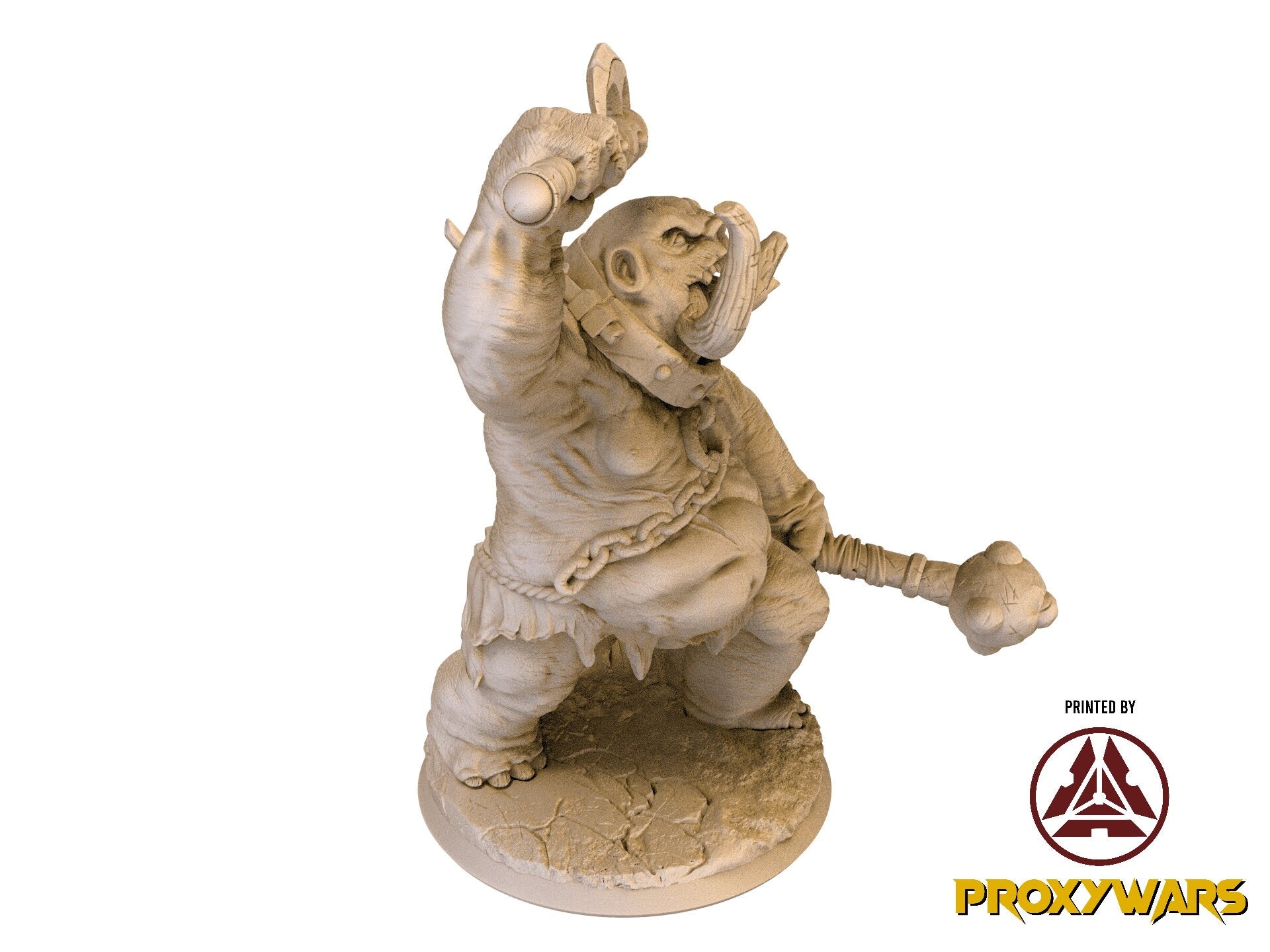 The Silent Sands - Enemy - Desert Troll (50 mm), Awakened Shadow Flesh of Gods, for Wargames, Dungeons & Dragons TTRPG