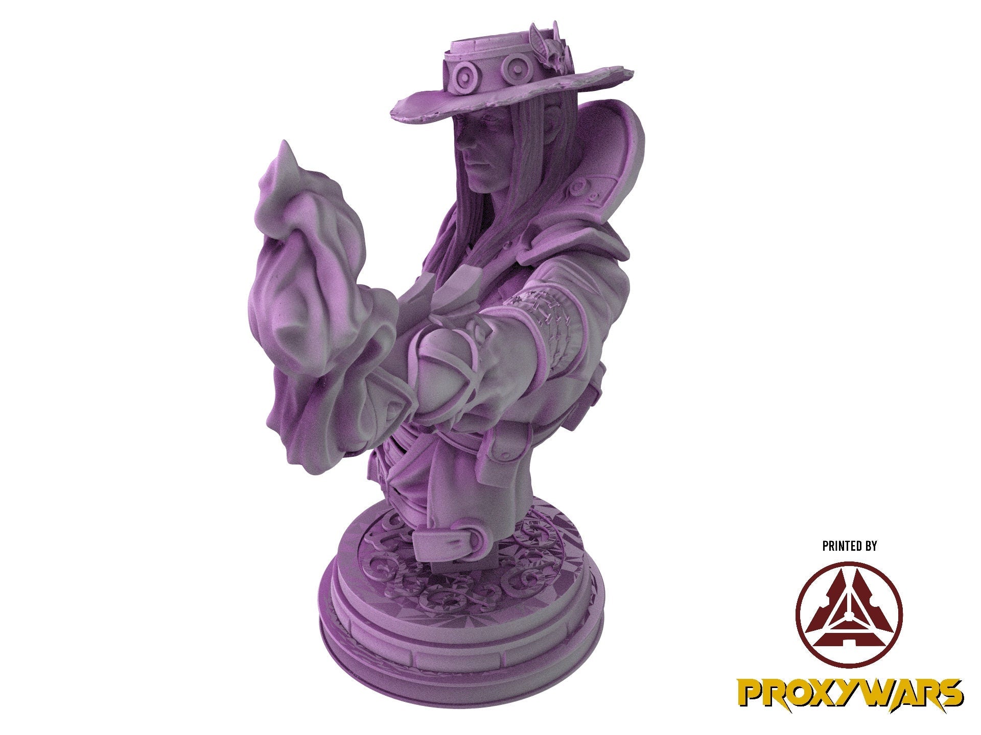 The Untamed Frontier - Bust - Lirey, Spectral Whisper, Spectral war, Flesh of Gods, for Wargames, Dungeons & Dragons TTRPG