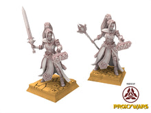 Load image into Gallery viewer, Hight Elves - Silvermoor Sorceress, Fantasy elves, Insular Kingdom usable for 9th Age, Fantasy Battle, Oldhammer, King of war, D&amp;D
