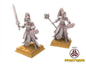 Hight Elves - Silvermoor Sorceress, Fantasy elves, Insular Kingdom usable for 9th Age, Fantasy Battle, Oldhammer, King of war, D&D