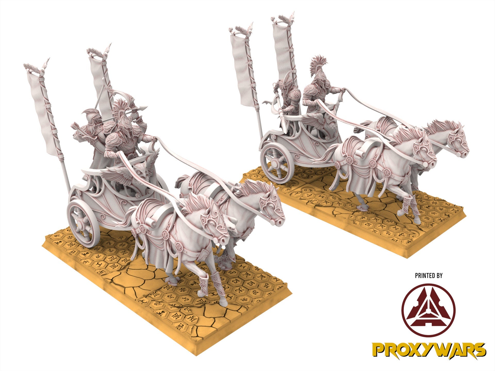 Hight Elves - Silvermoor - Light Chariot, Fantasy elves, usable for 9th Age, Fantasy Battle, Oldhammer, King of war