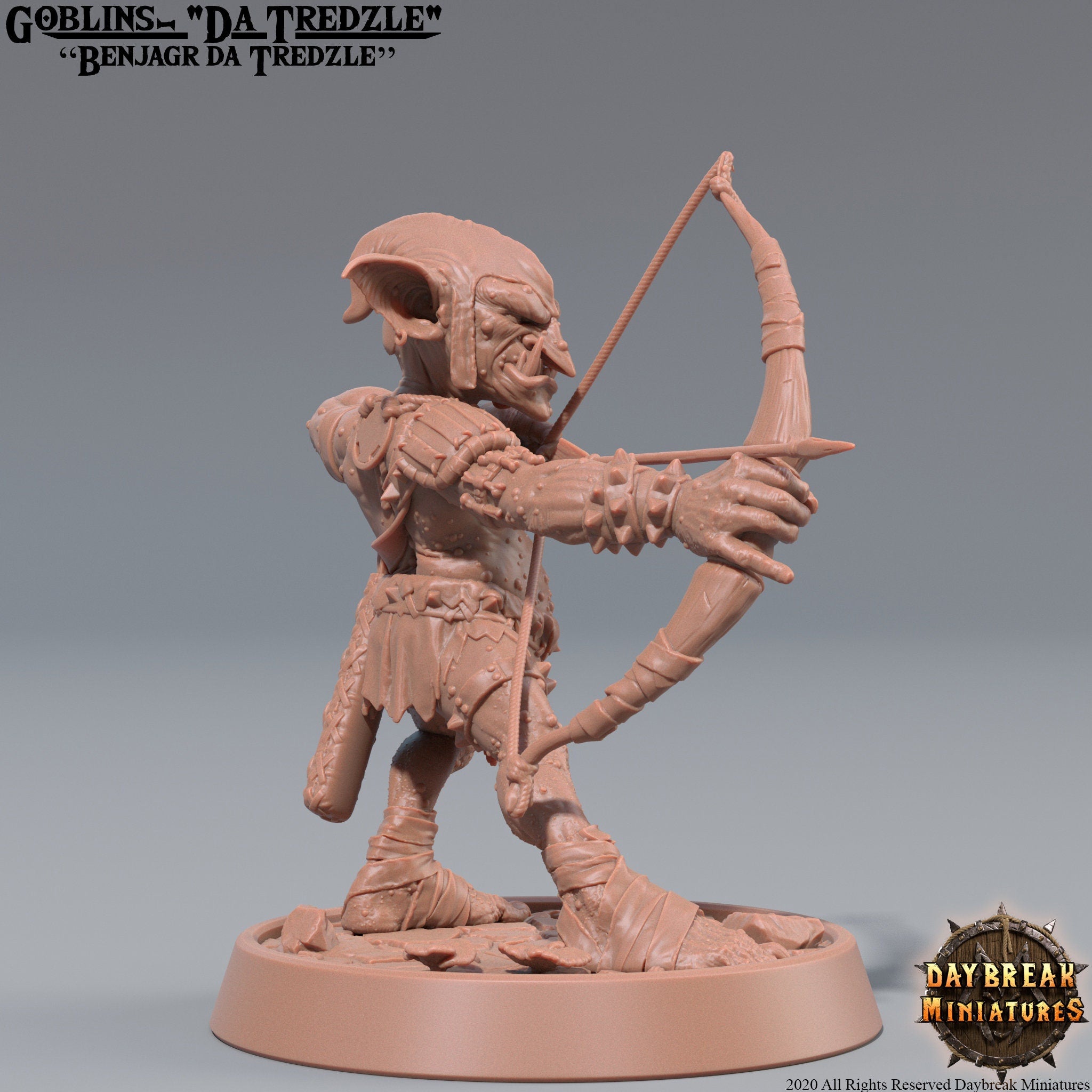 Goblins da Tredzle - Benjagr da Tredzle, quest for glory, DayBreak Miniatures, for Wargames, Dungeons & Dragons TTRPG