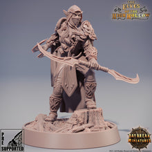 Load image into Gallery viewer, The Elves of the High Hollow - Merlo Kataa, quest for glory, DayBreak Miniatures, for Wargames, Dungeons &amp; Dragons TTRPG
