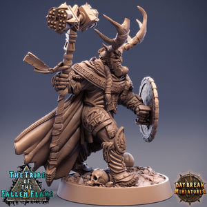 The Tribe Of The Fallen Flame - Grandmaster Stormhorn, quest for glory, DayBreak Miniatures, for Wargames, Dungeons & Dragons TTRPG