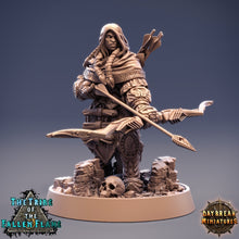 Load image into Gallery viewer, The Tribe Of The Fallen Flame - Juma Poisonbow, quest for glory, DayBreak Miniatures, for Wargames, Dungeons &amp; Dragons TTRPG
