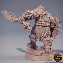 Load image into Gallery viewer, Mercenaries of the Void - Jugger Hochmann, quest for glory, DayBreak Miniatures, for Wargames, Dungeons &amp; Dragons TTRPG
