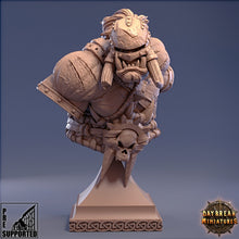 Load image into Gallery viewer, Homad the Shredder - BUST, quest for glory, DayBreak Miniatures, for Wargames, Dungeons &amp; Dragons TTRPG
