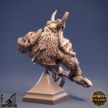 Load image into Gallery viewer, Homad the Shredder - BUST, quest for glory, DayBreak Miniatures, for Wargames, Dungeons &amp; Dragons TTRPG
