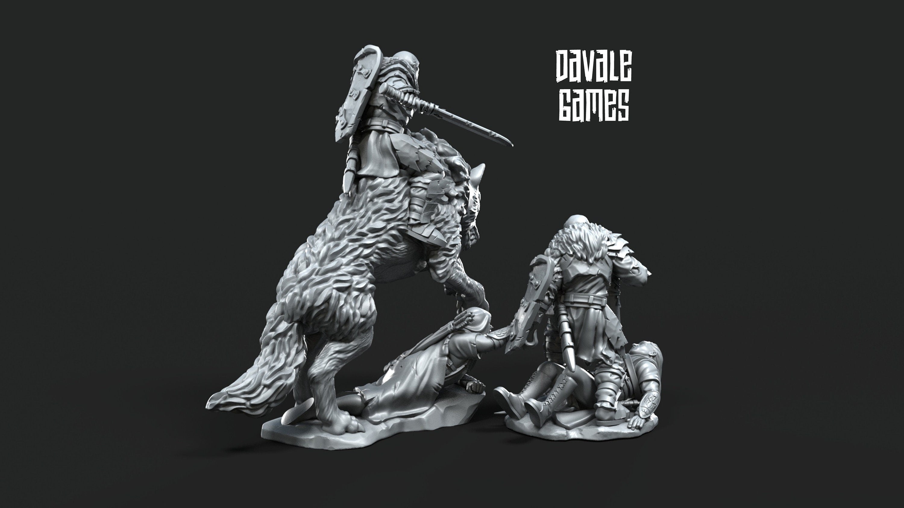 Orc horde - Super orcs spearmen, Orc warriors warband, Middle rings miniatures pour wargame D&D, SDA...