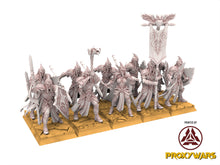 Load image into Gallery viewer, Hight Elves - Silvermoor - Warriors, Fantasy elves, usable for 9th Age, Fantasy Battle, Oldhammer, King of war
