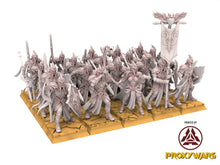 Load image into Gallery viewer, Hight Elves - Silvermoor - Warriors, Fantasy elves, usable for 9th Age, Fantasy Battle, Oldhammer, King of war
