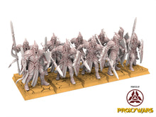 Load image into Gallery viewer, Hight Elves - Silvermoor - Warriors, Fantasy elves, usable for 9th Age, Fantasy Battle, Oldhammer, King of war
