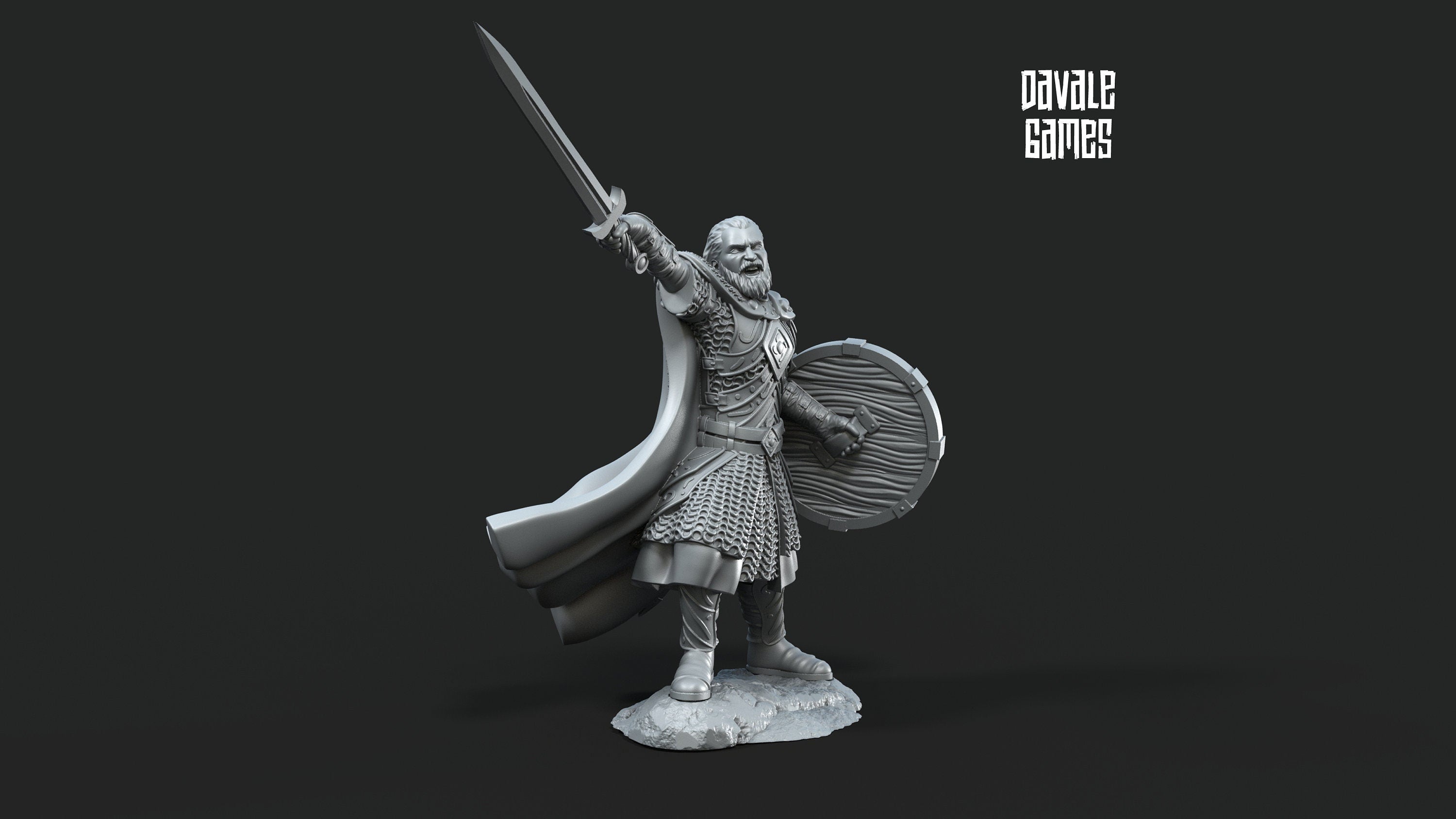 Rohan - Erwin The Son foot and mounted, the Horse-lords, rider of the mark, minis for wargame D&D, Lotr...