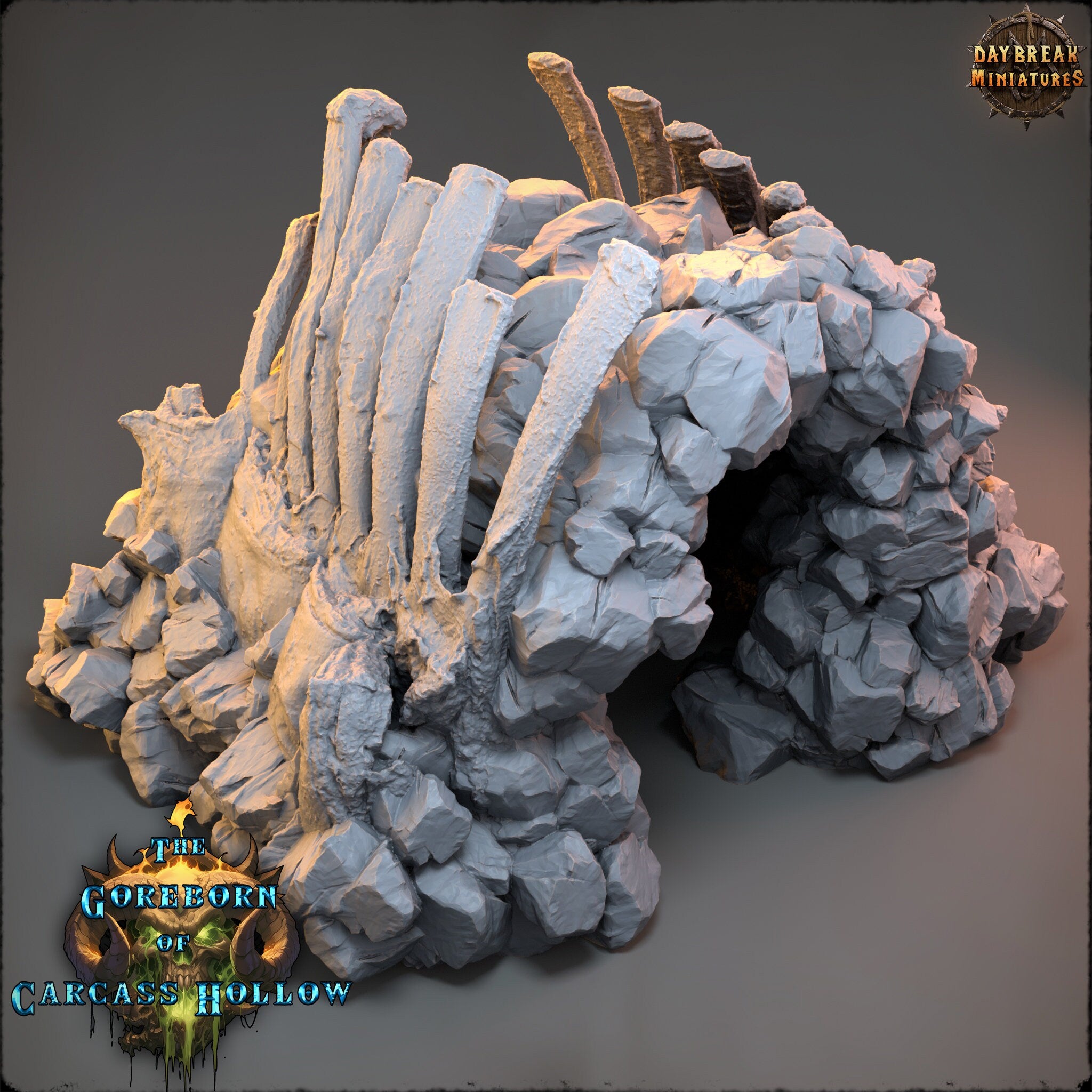 The Goreborn of Carcass Hollow - Krythar Maelkor, quest for glory, DayBreak Miniatures, for Wargames, Dungeons & Dragons TTRPG