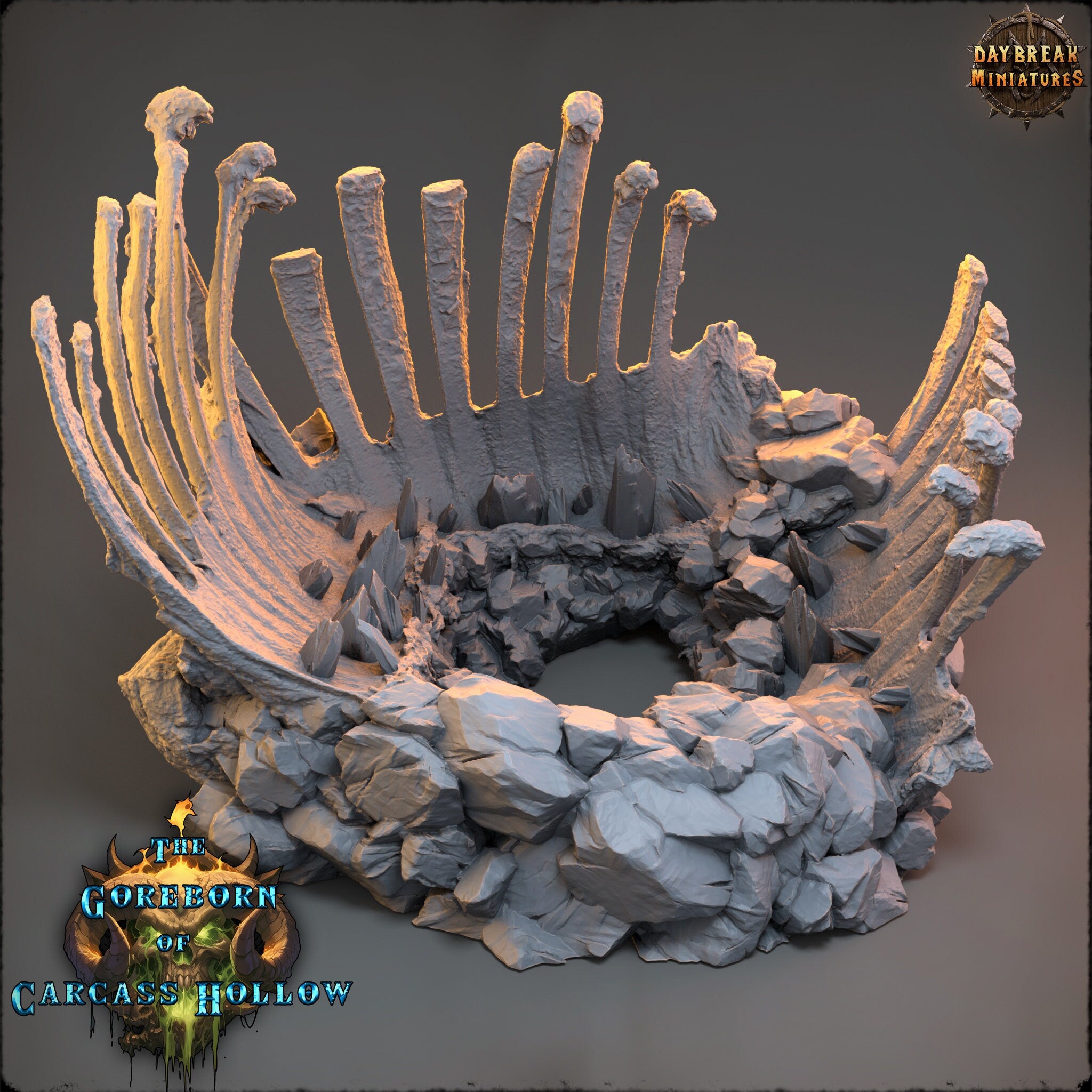 The Goreborn of Carcass Hollow - Krythar Maelkor, quest for glory, DayBreak Miniatures, for Wargames, Dungeons & Dragons TTRPG