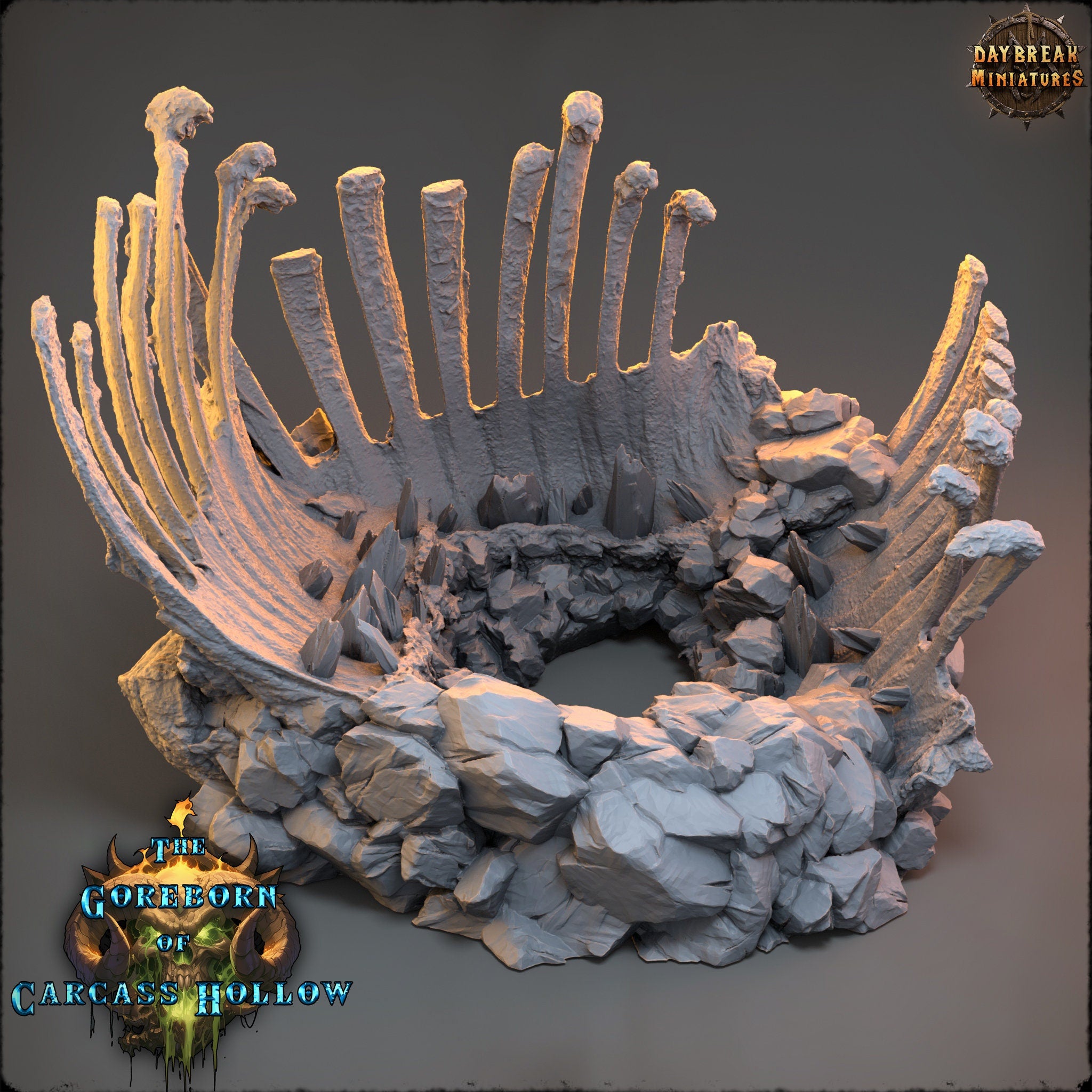 The Goreborn of Carcass Hollow - Drethok Zarnal, quest for glory, DayBreak Miniatures, for Wargames, Dungeons & Dragons TTRPG