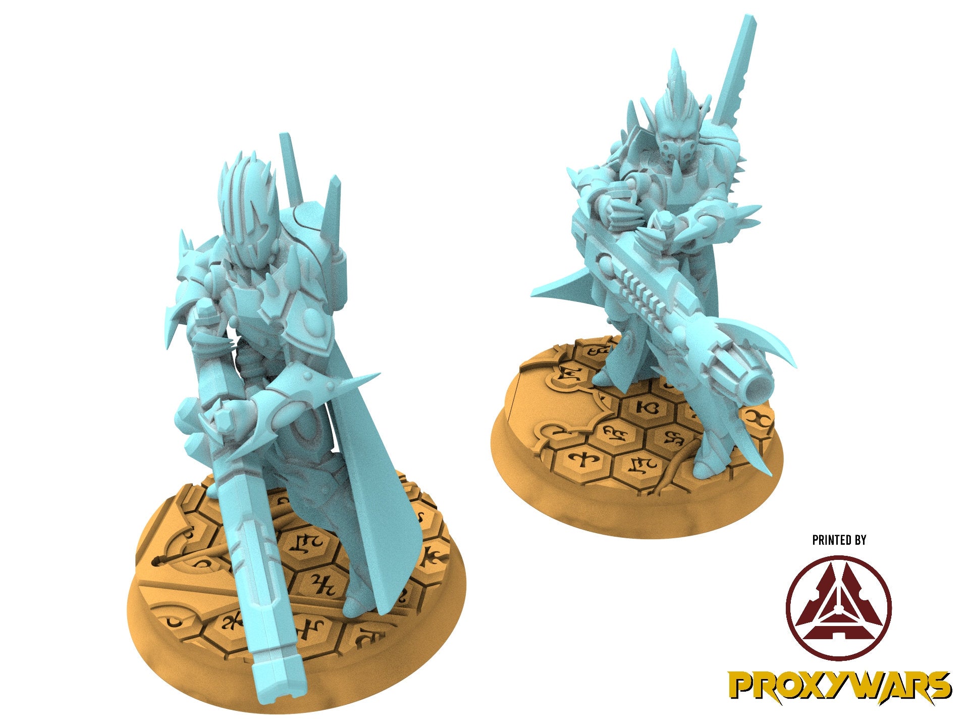 Space Elves - x1 Pirate Leader V2 Without wings - Tech Elves Edge Miniatures, The Cursed Dimension