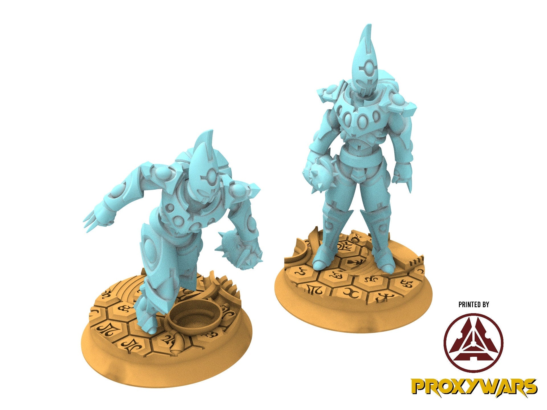 Space Elves - x2 SpikeBall HighAstromancer - Tech Elves Edge Miniatures, The Cursed Dimension