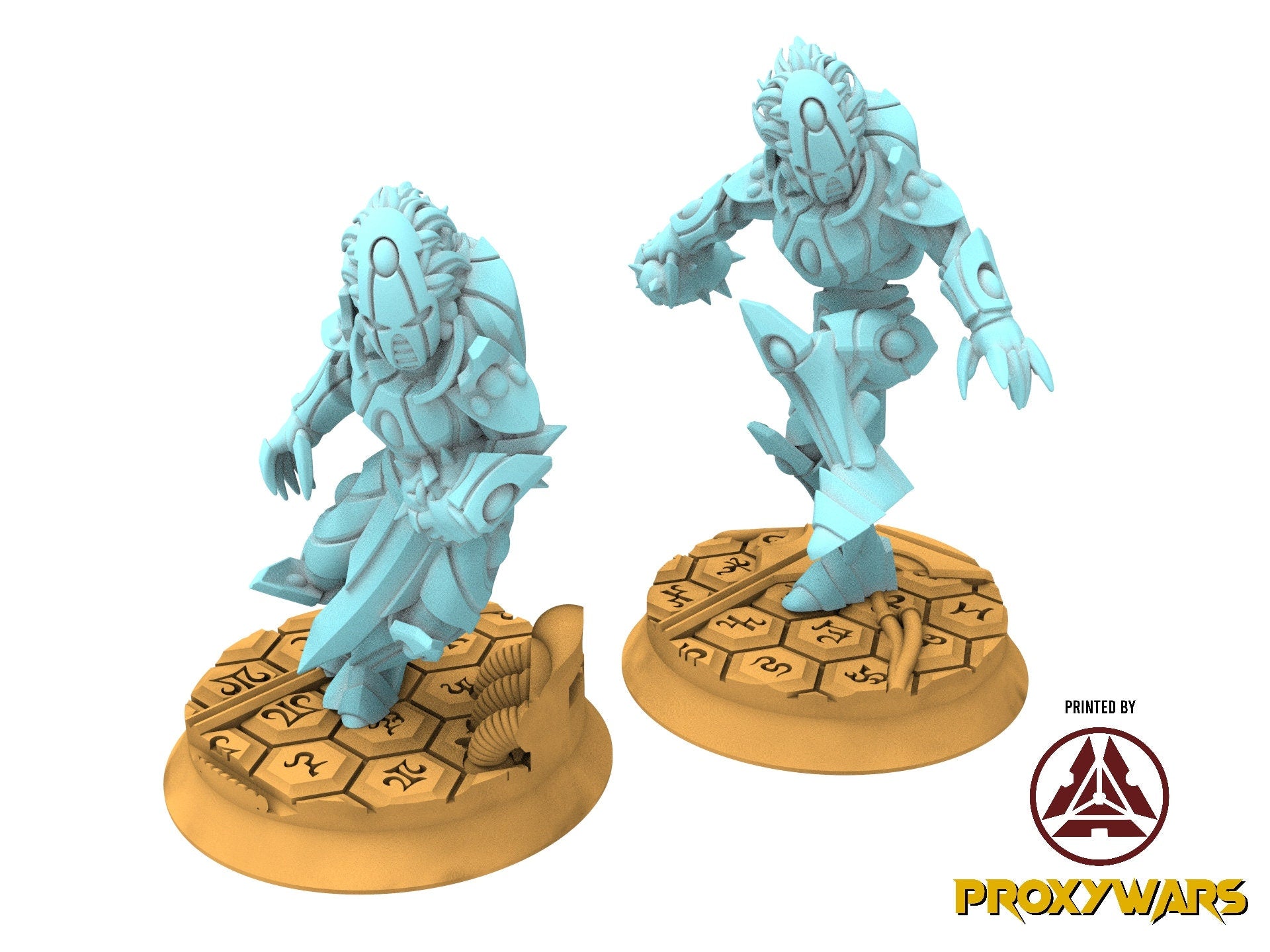 Space Elves - x2 SpikeBall MobileSuits - Tech Elves Edge Miniatures, The Cursed Dimension