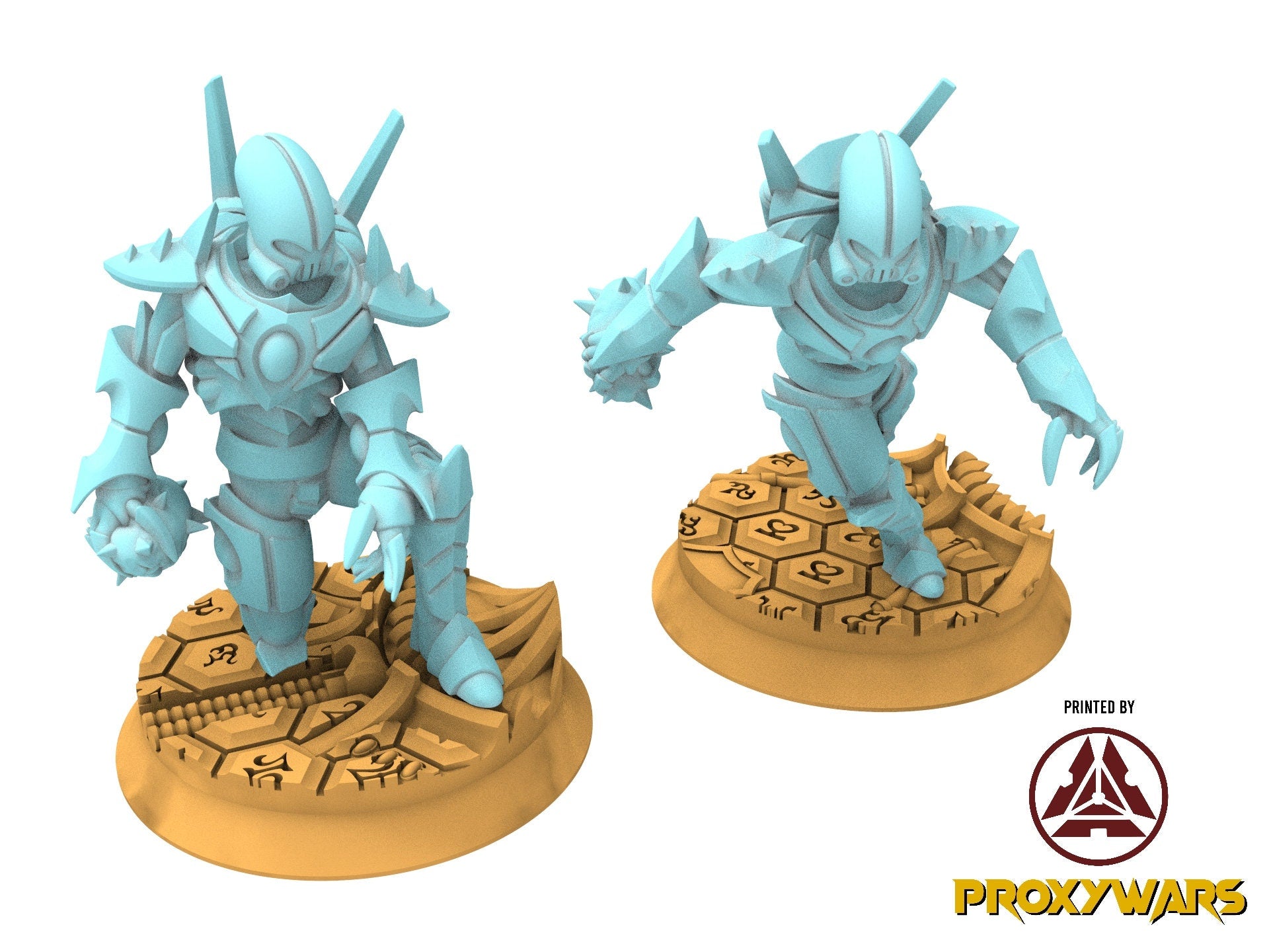 Space Elves - x2 SpikeBall Pirate - Tech Elves Edge Miniatures, The Cursed Dimension