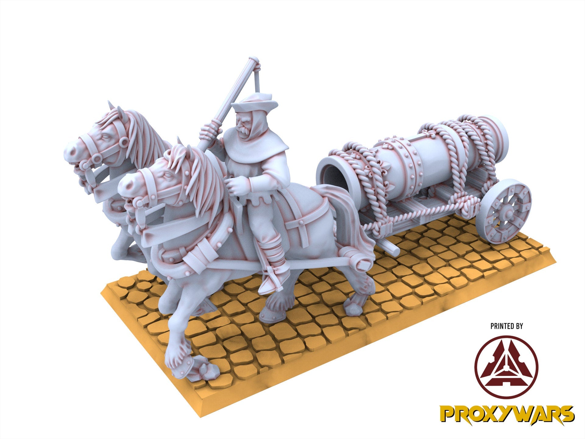 Arthurian Knights - Gallia Bombard on Chariot, for Oldhammer, king of wars, 9th age, Highlands Miniatures