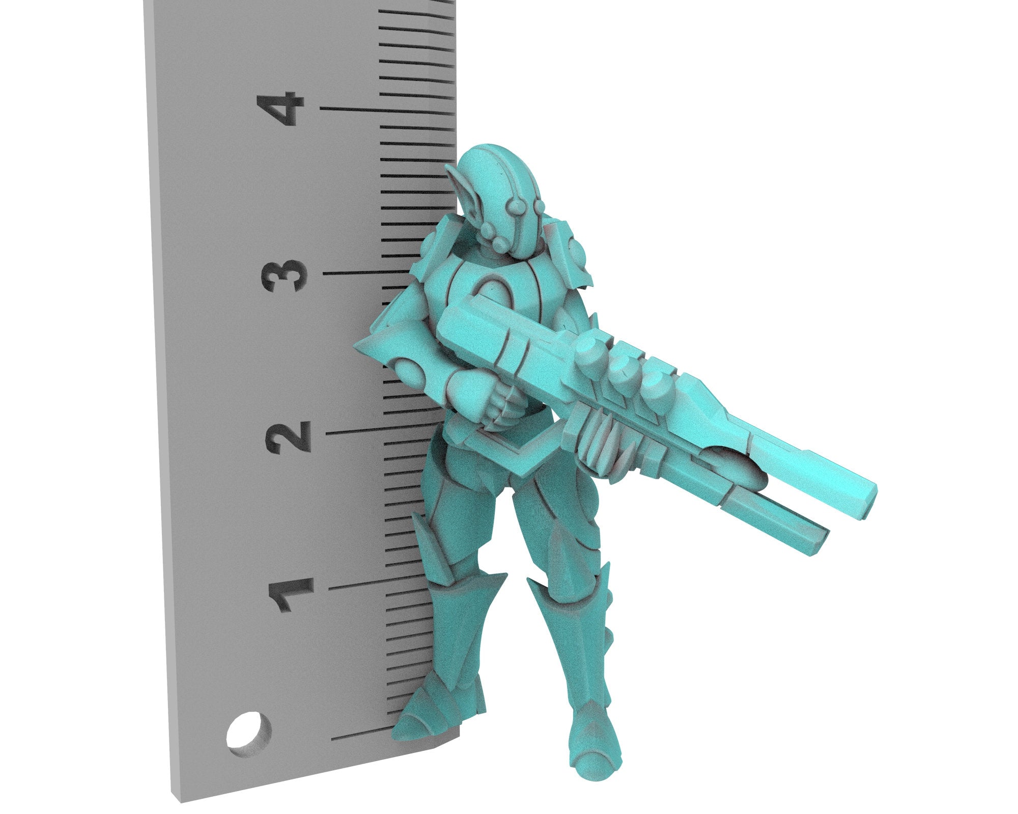 Mini Machine Elves Space Elves - Motojet modular miniature - Tech Elves Edge Miniatures,