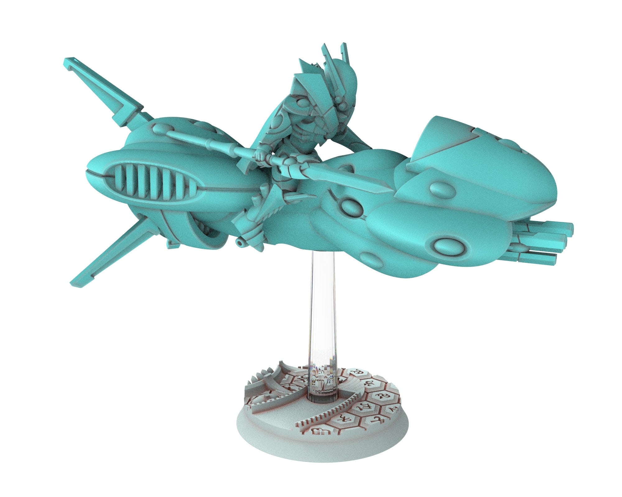 Mini Machine Elves Space Elves - Motojet modular miniature - Tech Elves Edge Miniatures,