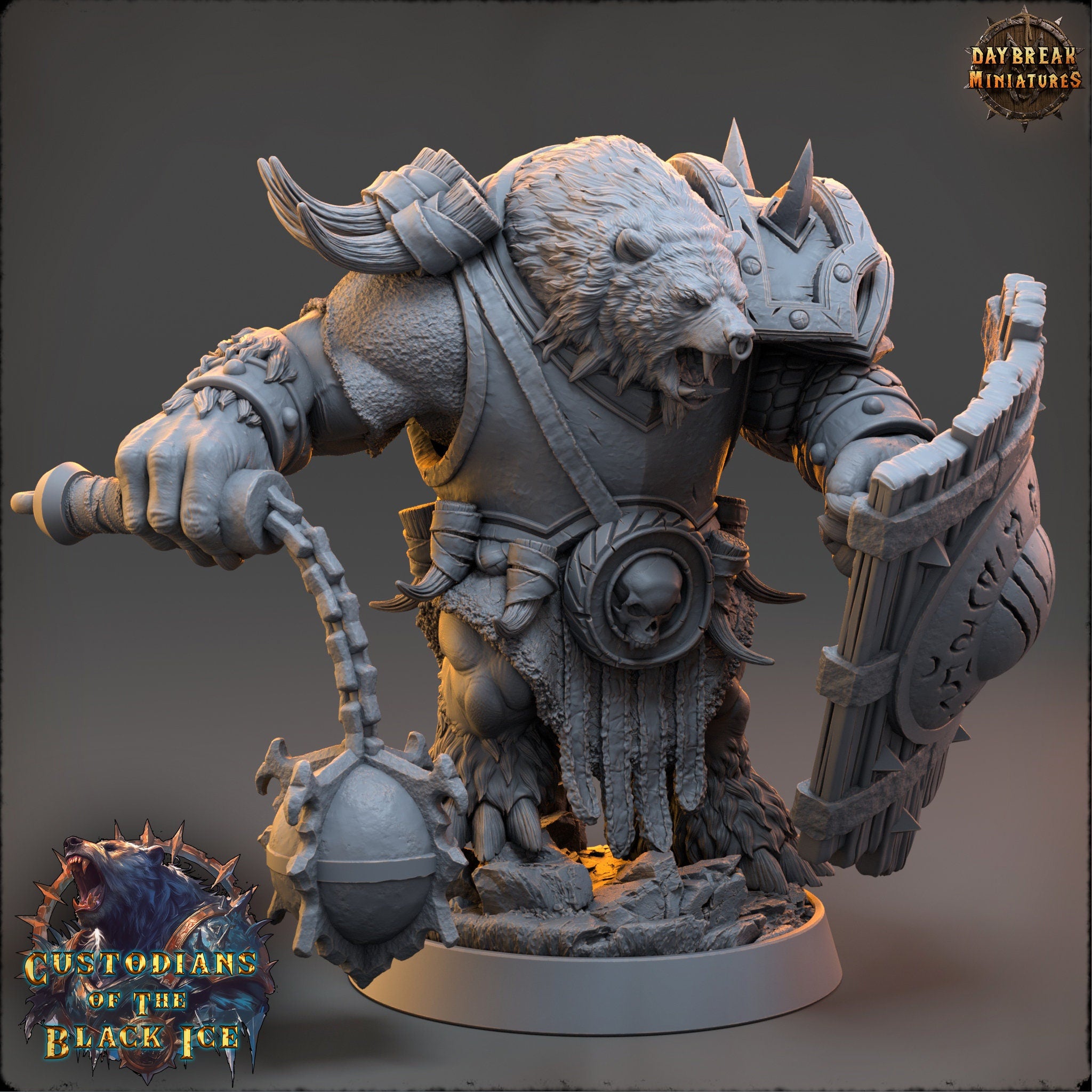 Custodians of The Black Ice - Igor Masher, quest for glory, DayBreak Miniatures, for Wargames, Dungeons & Dragons TTRPG