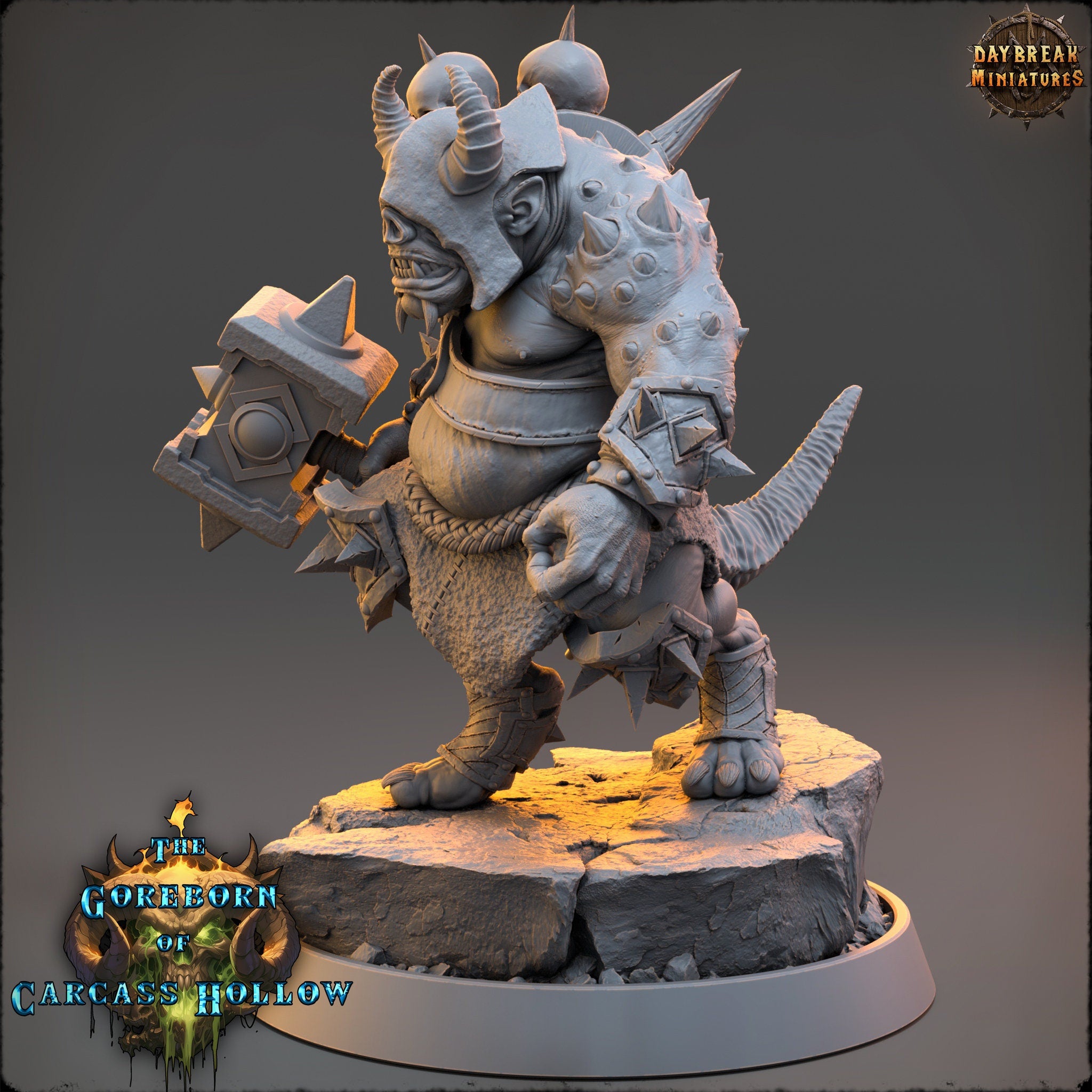 The Goreborn of Carcass Hollow - Arraz Decza, quest for glory, DayBreak Miniatures, for Wargames, Dungeons & Dragons TTRPG