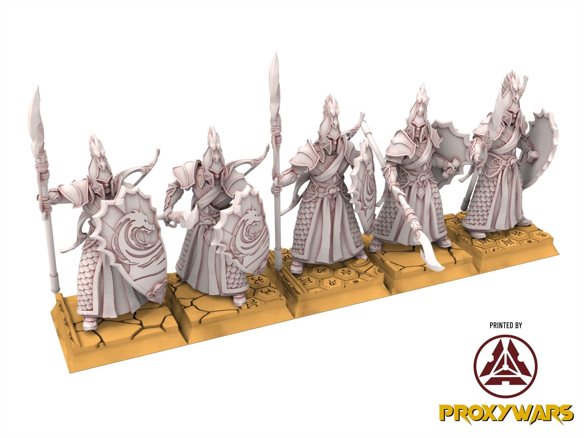 Hight Elves - Silvermoor - Ilithien Coastland Militia, Fantasy elves, usable for 9th Age, Fantasy Battle, Oldhammer, King of war