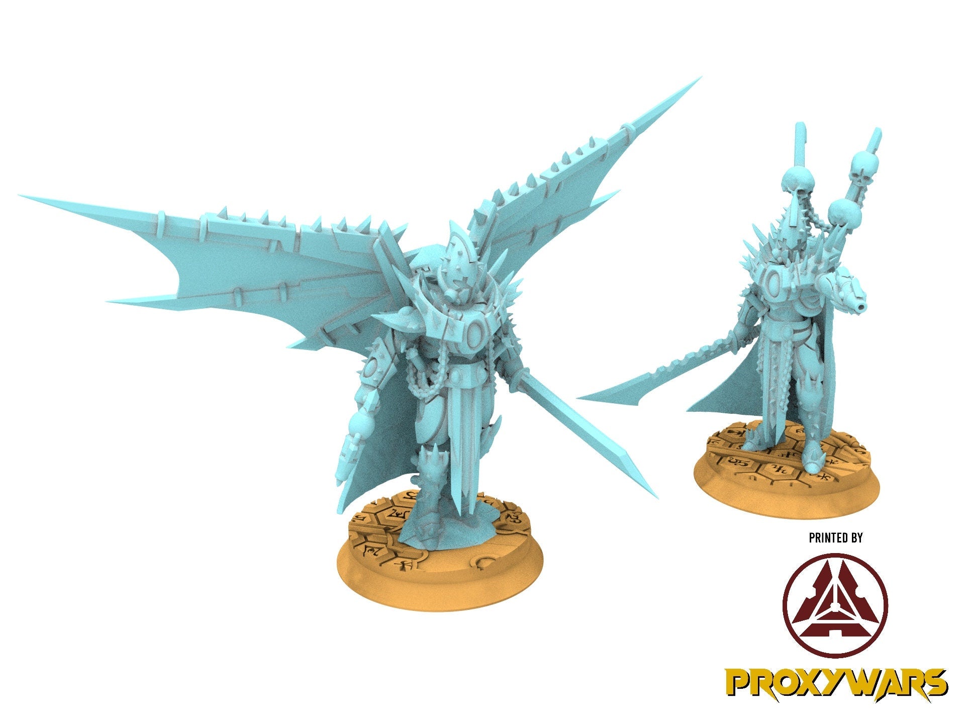 Space Elves - x5 Warrior DualWield - Tech Elves Edge Miniatures, The Cursed Dimension