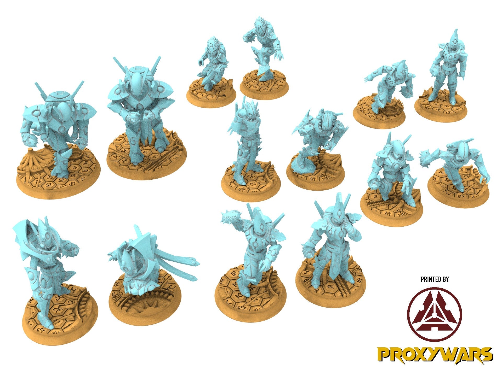 Space Elves - x2 SpikeBall MobileSuits - Tech Elves Edge Miniatures, The Cursed Dimension