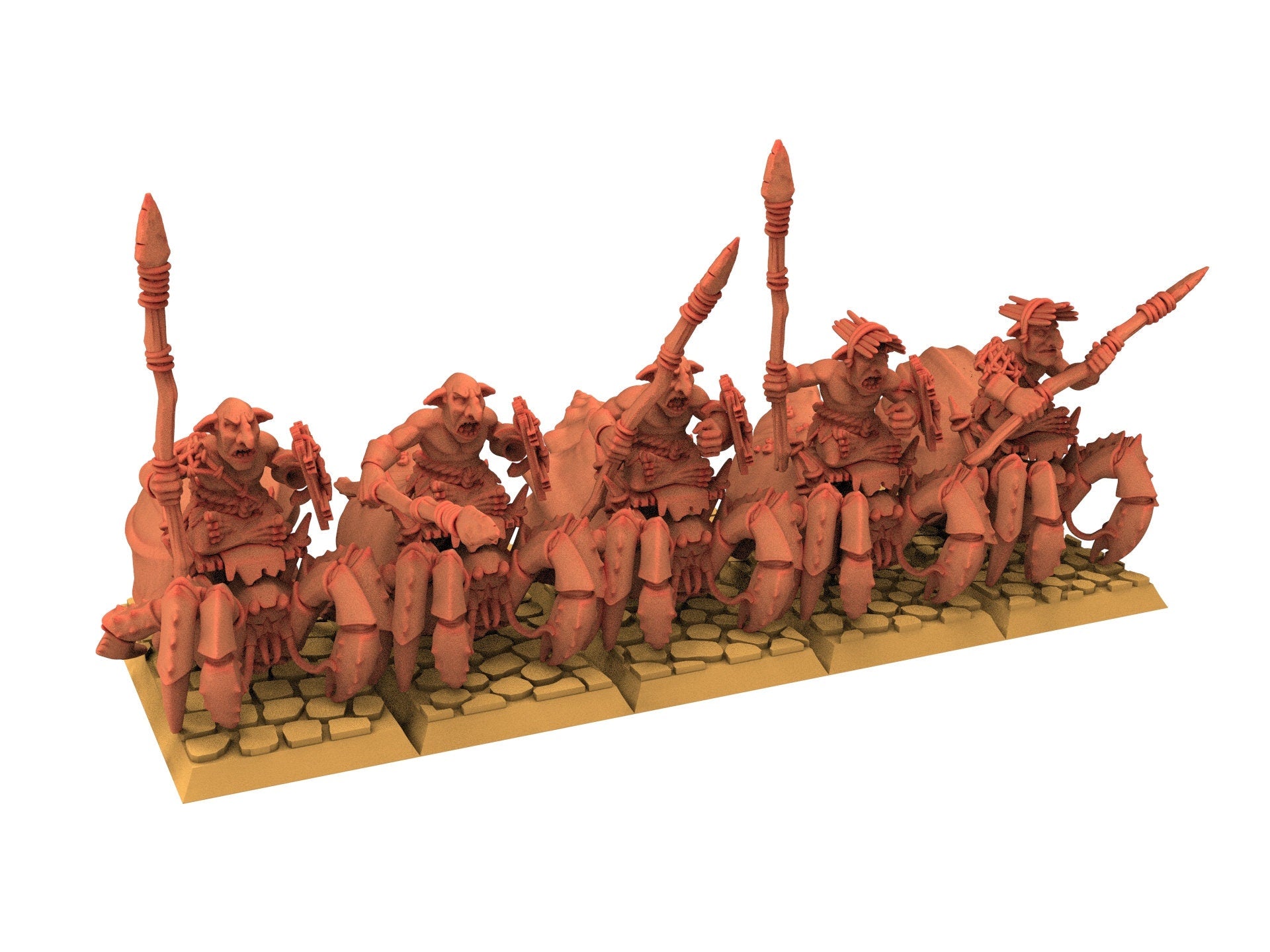 Orc & Goblin - x1 Steppe Goblins Khan, utilisables pour Oldhammer, king of wars, 9th age