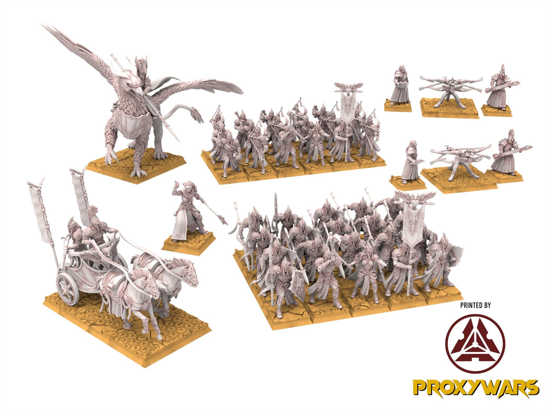 Hight Elves - Silvermoor - Bundle Silvermoor V1, Fantasy elves, usable for 9th Age, Fantasy Battle, Oldhammer, King of war