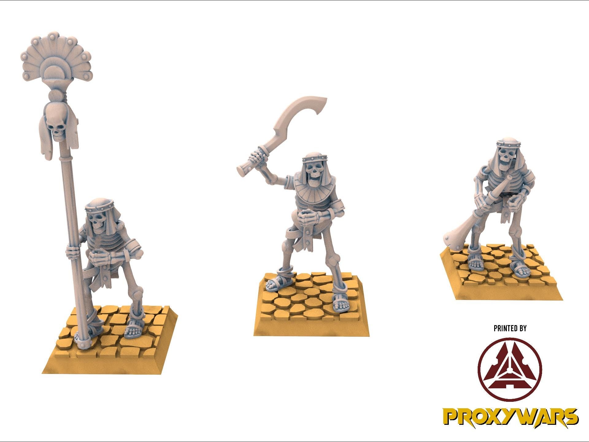 Eternal Dynasties - Ancient Skeletons with Hand Weapons, The Ancient Skeletons, Fantasy Battle, Oldhammer, King of war, D&D