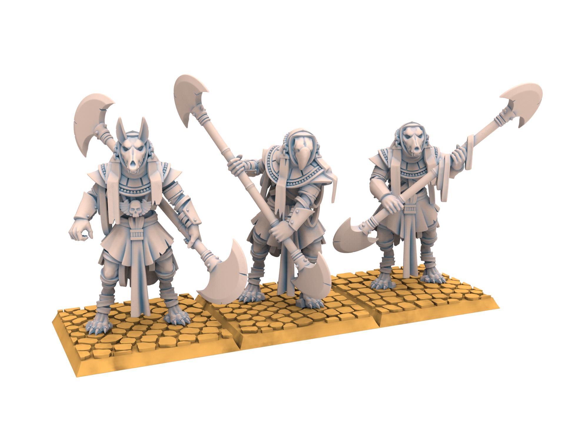 Eternal Dynasties - Anubis Guards, The Ancient Skeletons, Fantasy Battle, Oldhammer, King of war, D&D