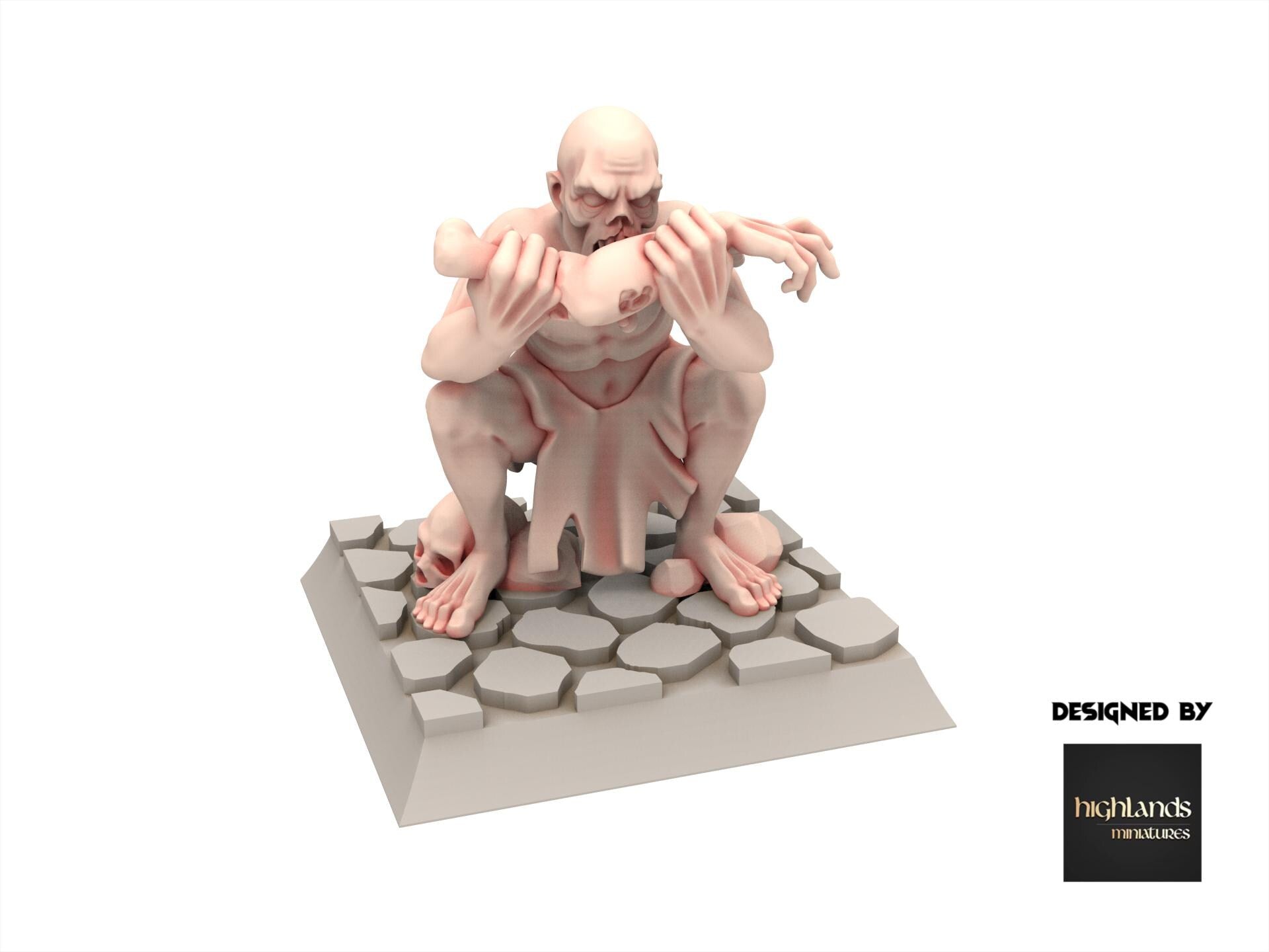 Undead - x10 Ghoul V2, Bloodthirster Skeleton Warrior guard