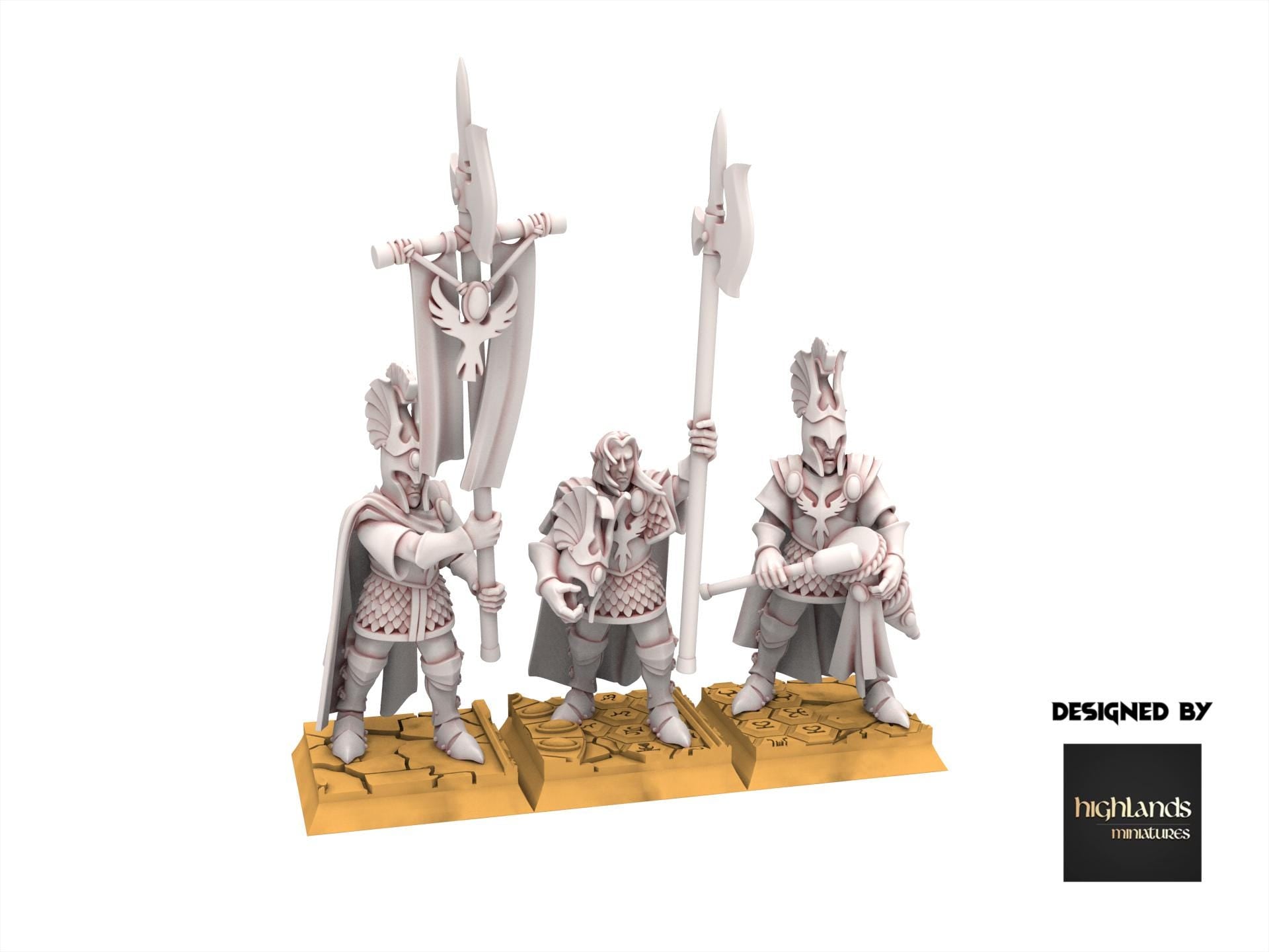 Hight Elves - AEGEAN - Mycenaean Guard, Fantasy elves, usable for 9th Age, Fantasy Battle, Oldhammer, King of war