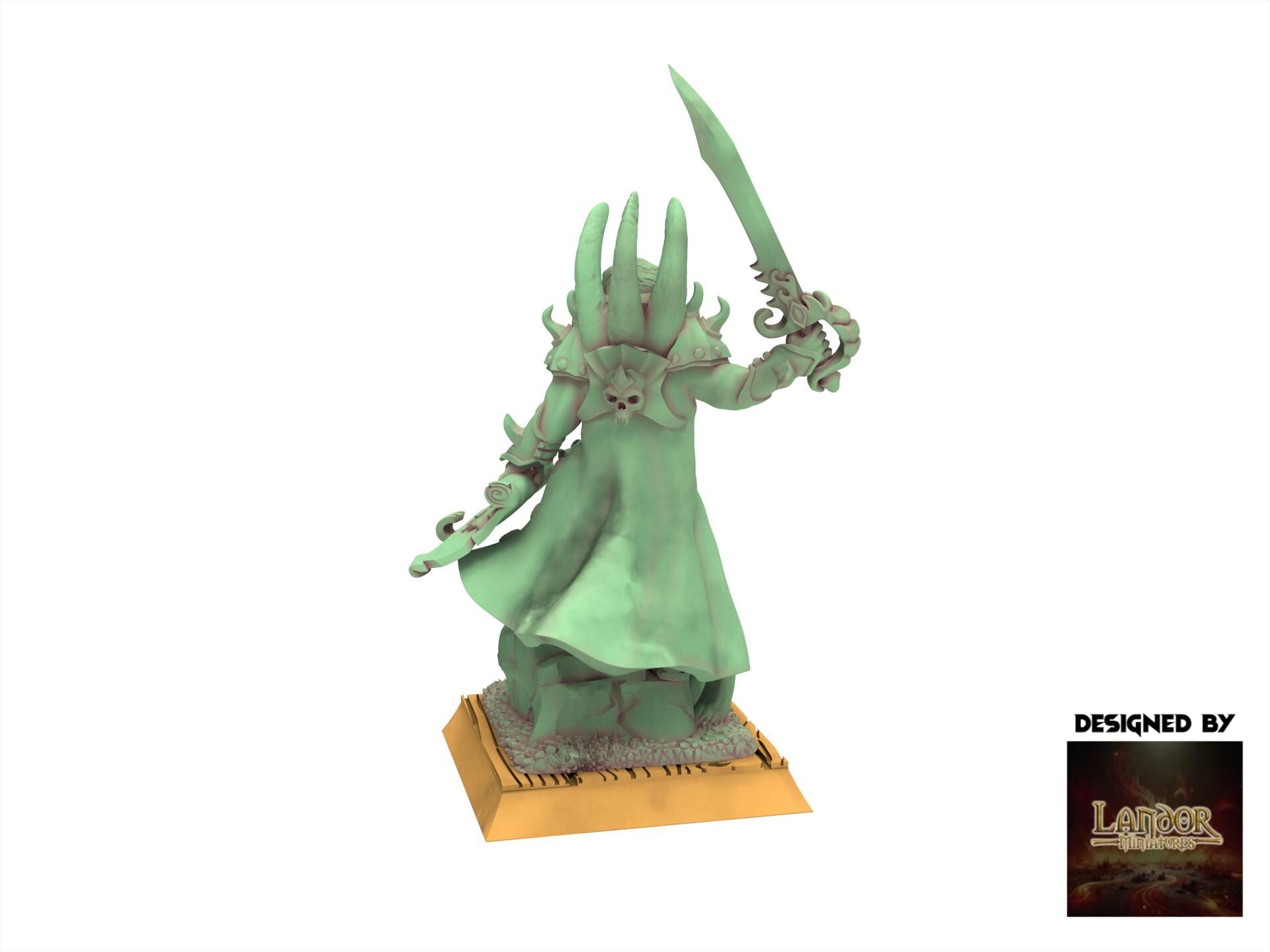 Zombie Pirates - Vampire Grand admiral, The dreaded Zombie Pirates usable for 9th Age, Fantasy Battle, Oldhammer, King of war, D&D