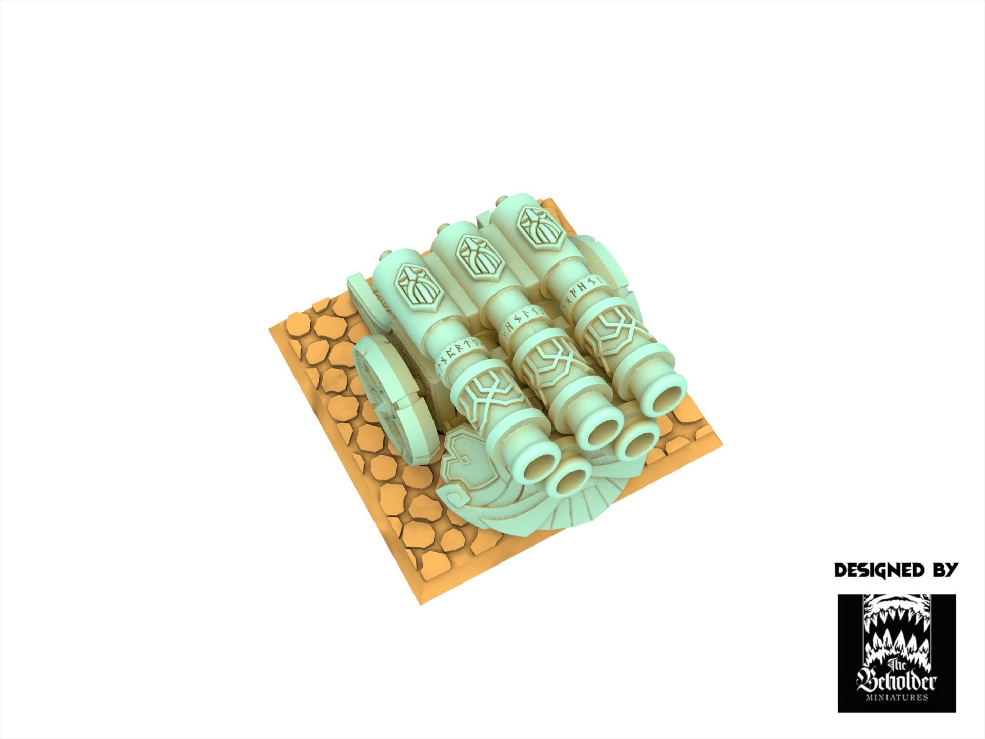 Dwarves - Volcano Battery, Dwarven Kingdoms, Keeper of the Deep Mountains