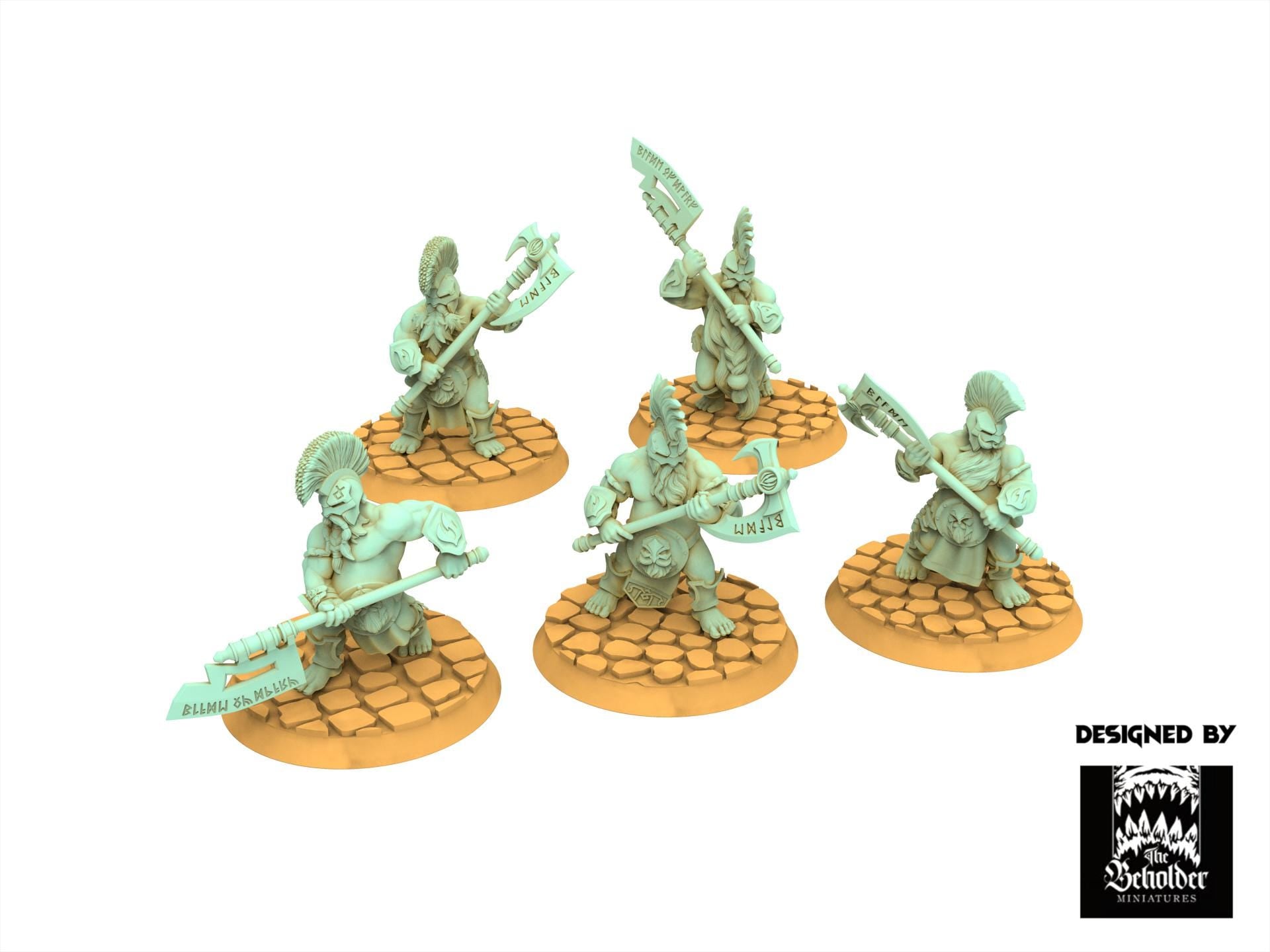 Dwarves - x5 Cleavers of Molten Core, Dwarven Kingdoms, Keeper of the Deep Mountains