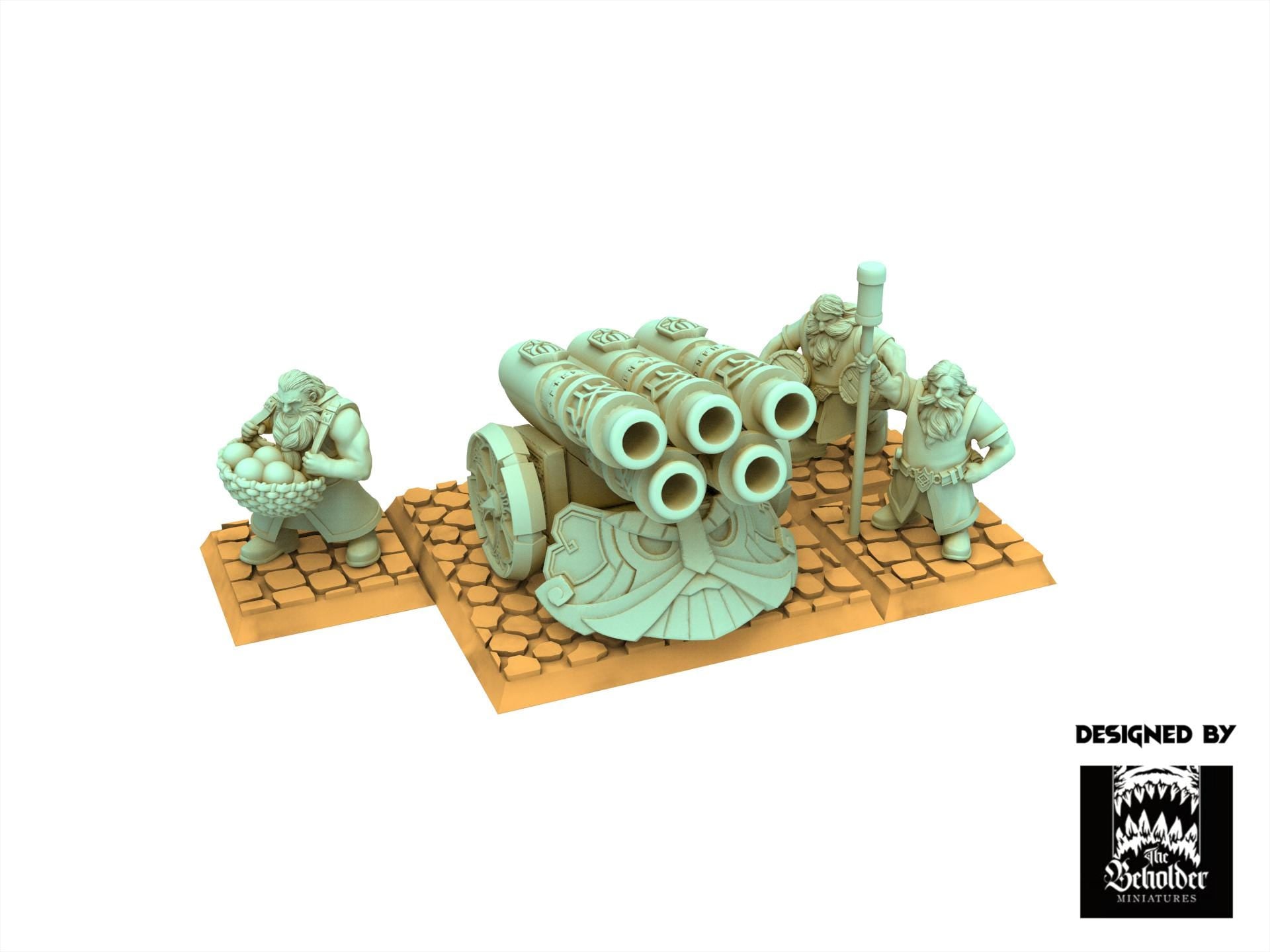 Dwarves - Volcano Battery, Dwarven Kingdoms, Keeper of the Deep Mountains