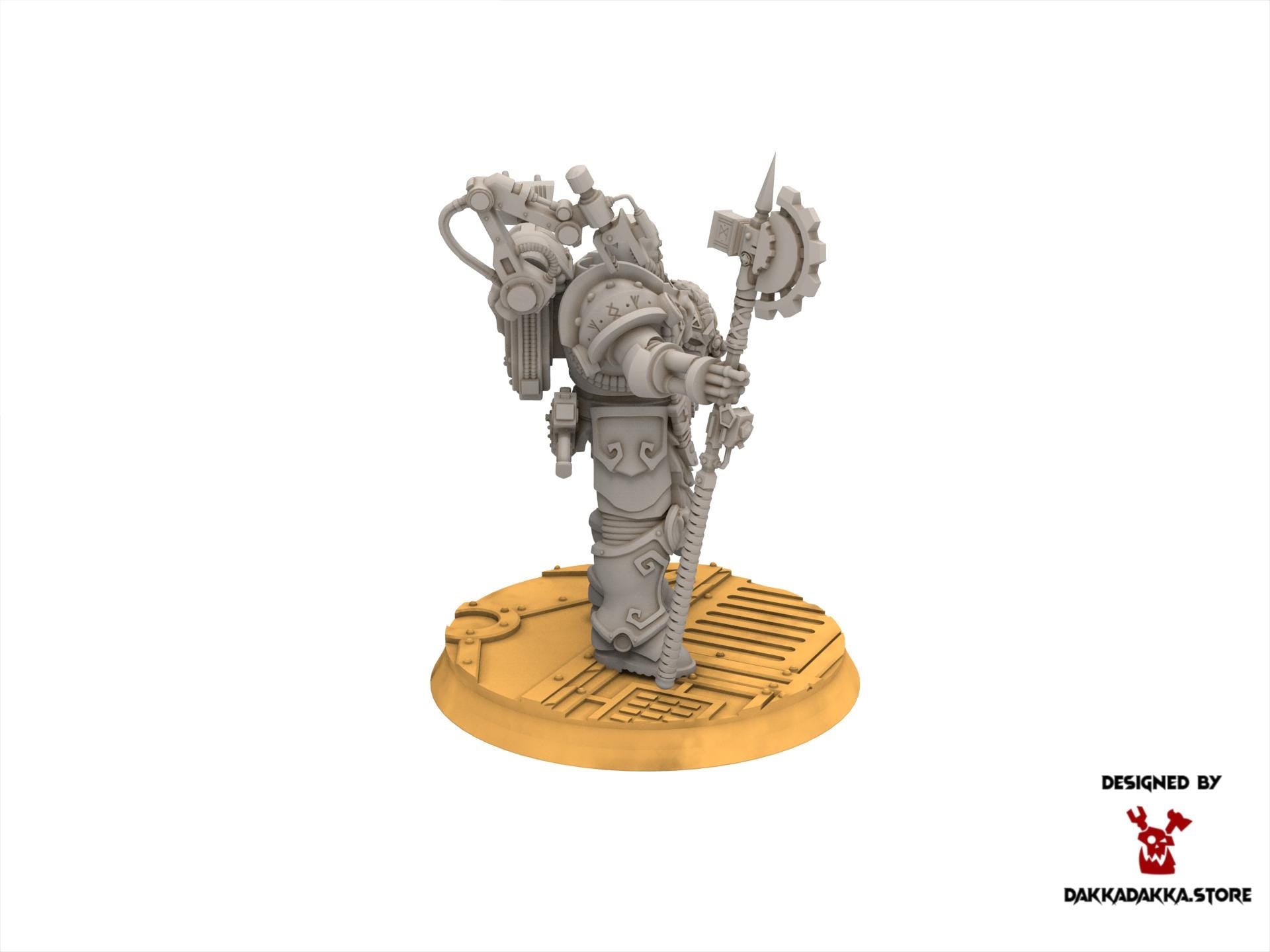 Legio Prima - Dangran Father of Ethereal Mountains, mechanized infantry, post apocalyptic empire, usable for tabletop wargame.