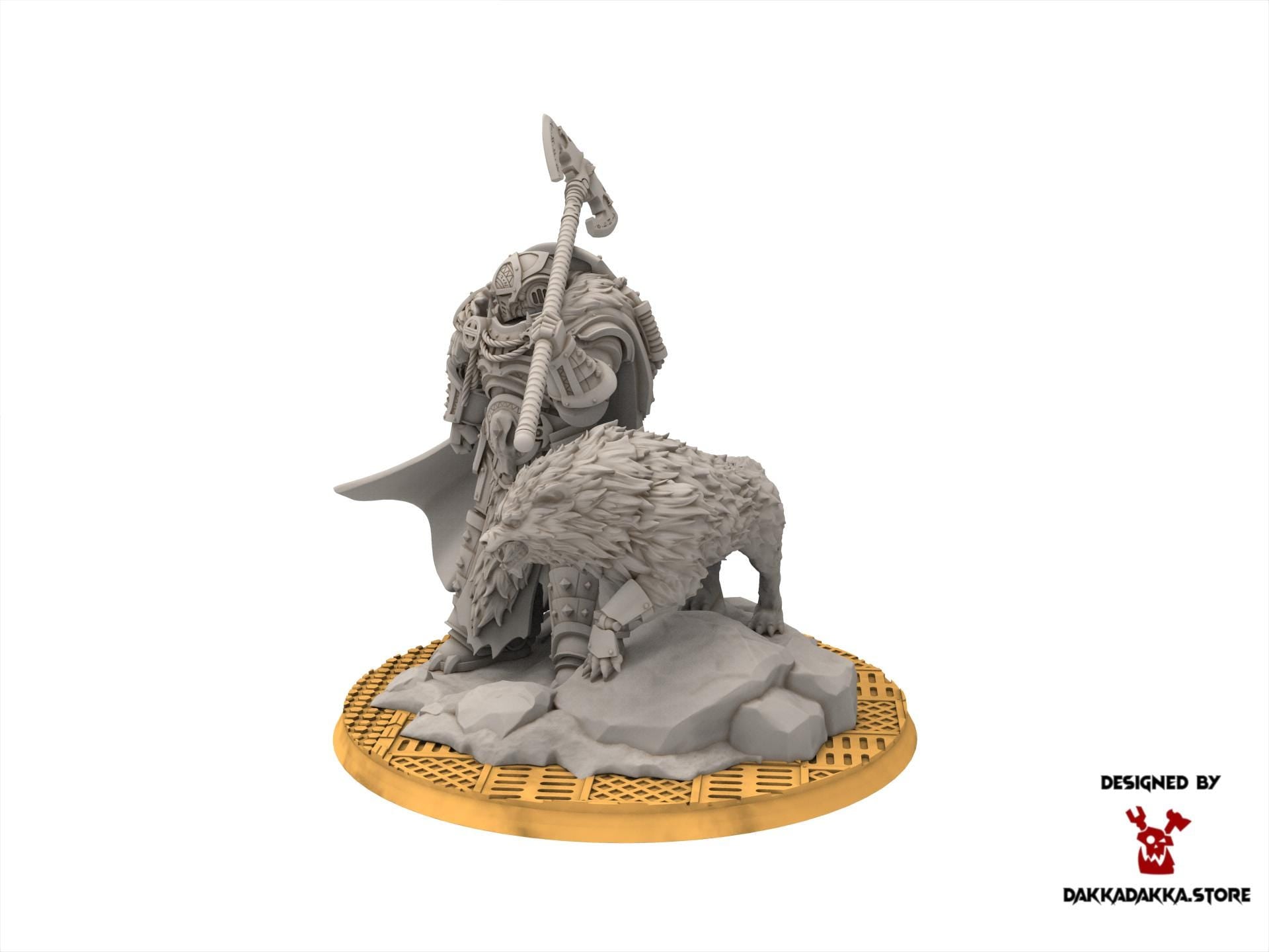 Legio Prima - Fein'ar The Wolfborn, mechanized infantry, post apocalyptic empire, usable for tabletop wargame.