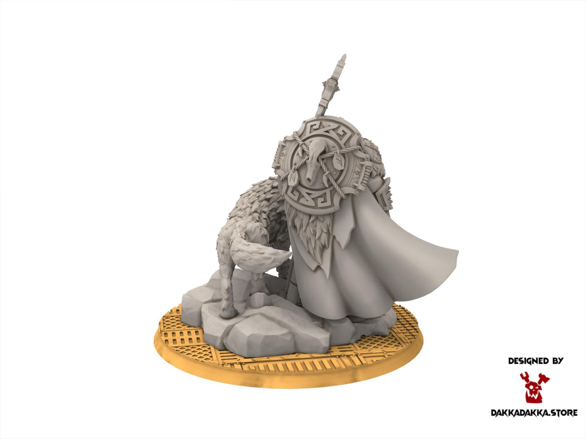 Legio Prima - Fein'ar The Wolfborn, mechanized infantry, post apocalyptic empire, usable for tabletop wargame.