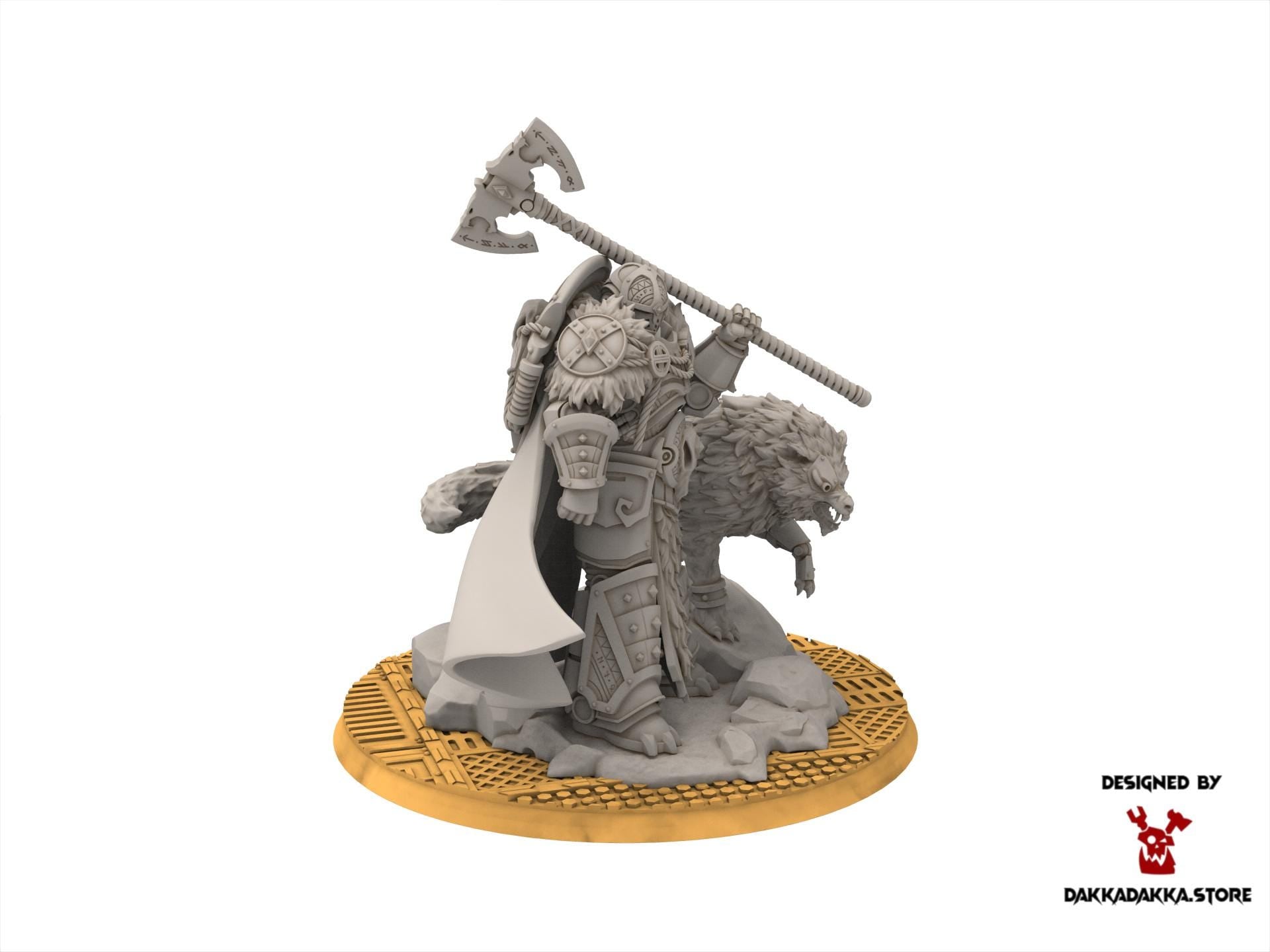 Legio Prima - Fein'ar The Wolfborn, mechanized infantry, post apocalyptic empire, usable for tabletop wargame.