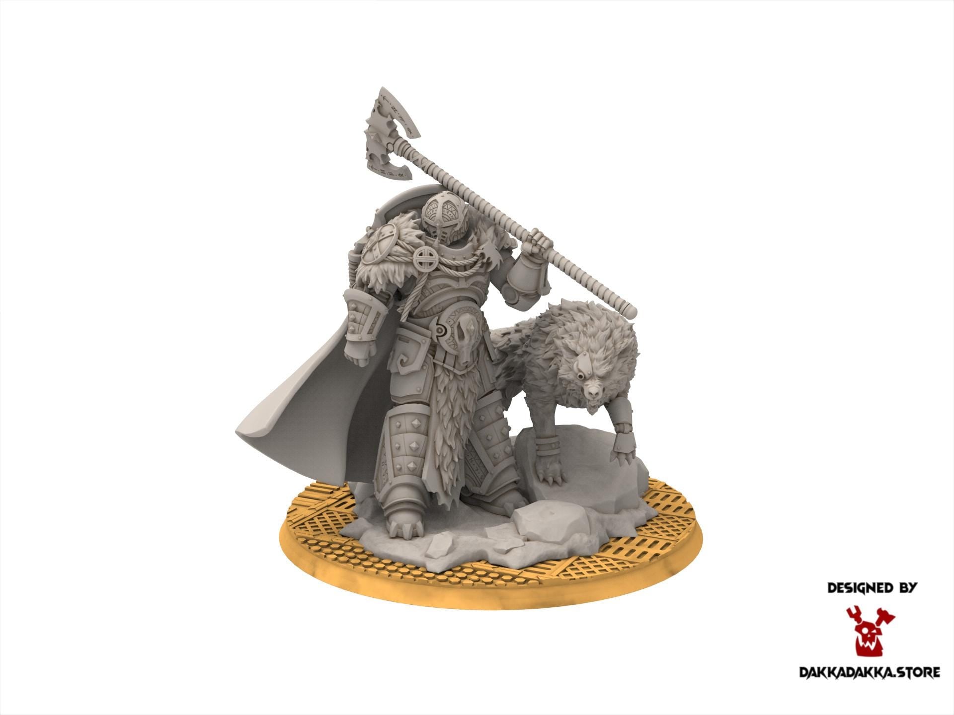 Legio Prima - Fein'ar The Wolfborn, mechanized infantry, post apocalyptic empire, usable for tabletop wargame.