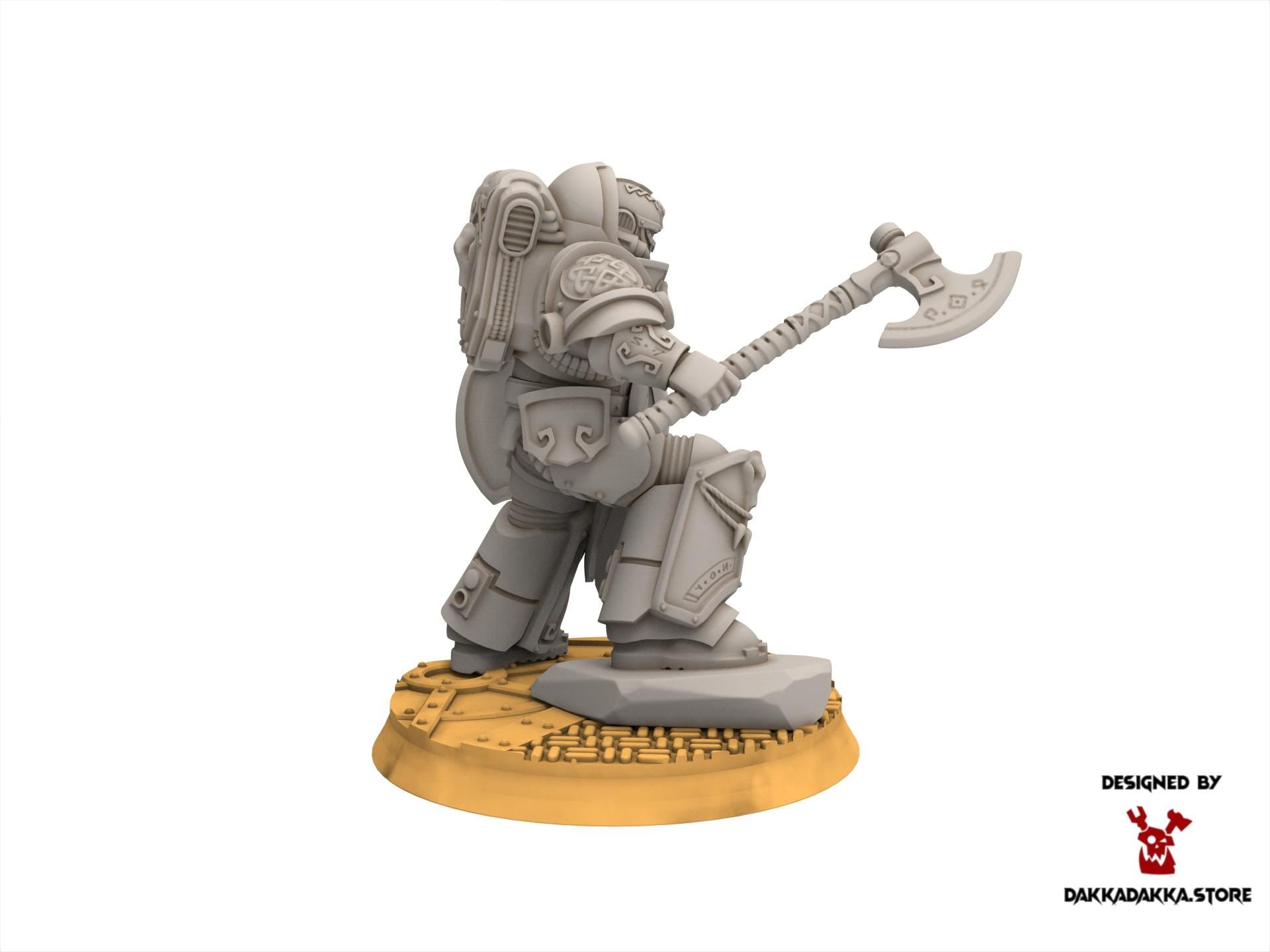 Legio Prima - Icebreaker Warrior, mechanized infantry, post apocalyptic empire, usable for tabletop wargame.