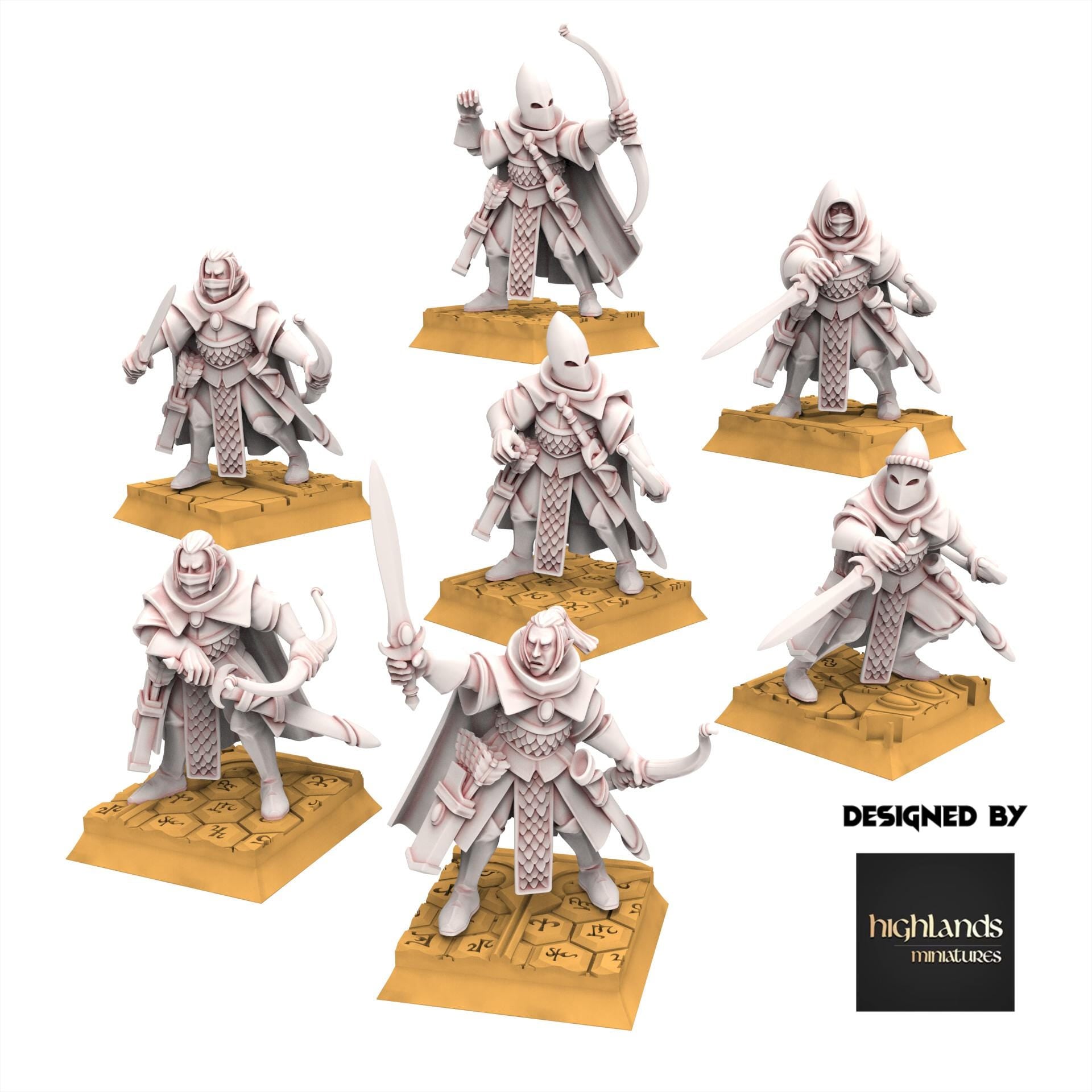 Hight Elves - Shadow - AEGEAN - Highlands Miniatures